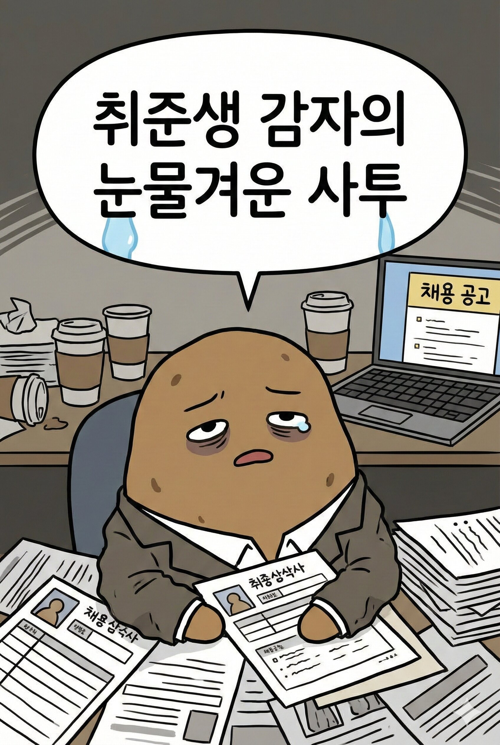 취준생 감자의 눈물겨운 사투