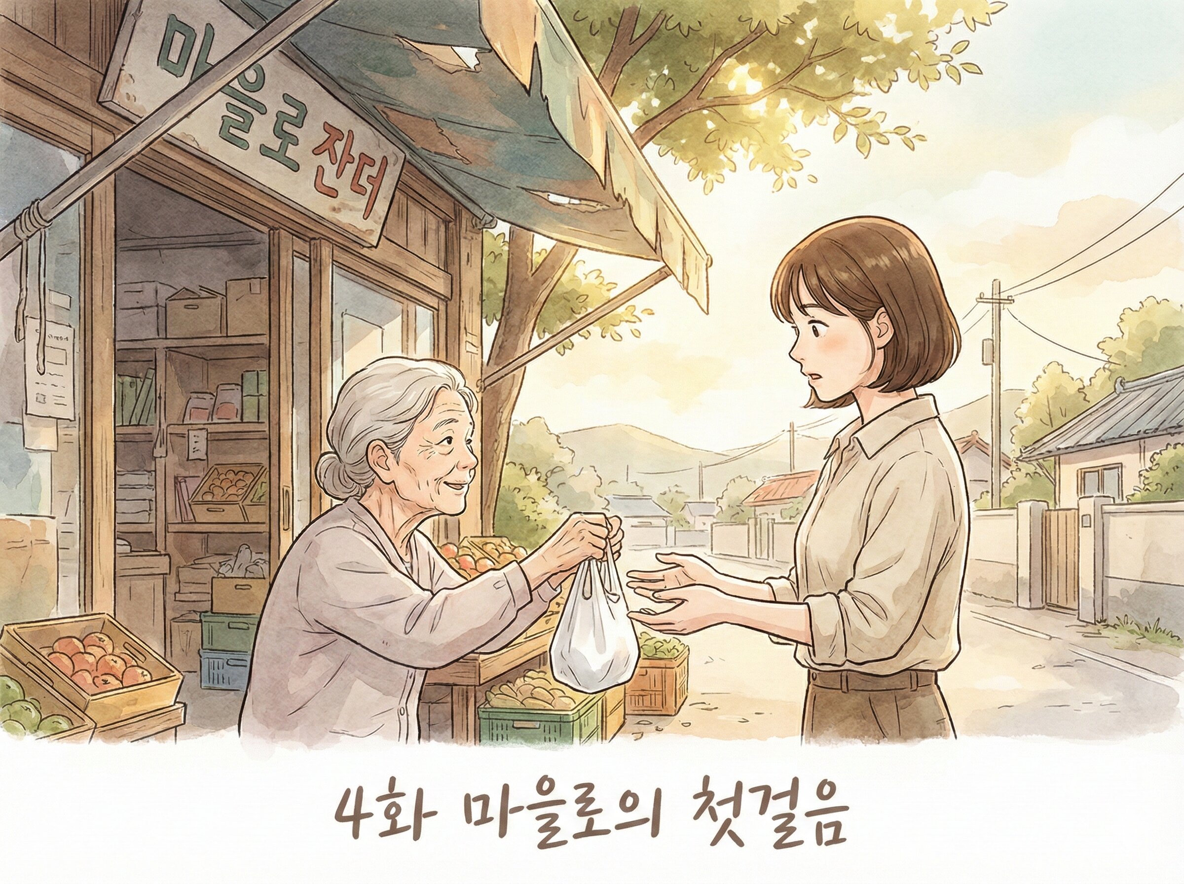 마을로의 첫걸음