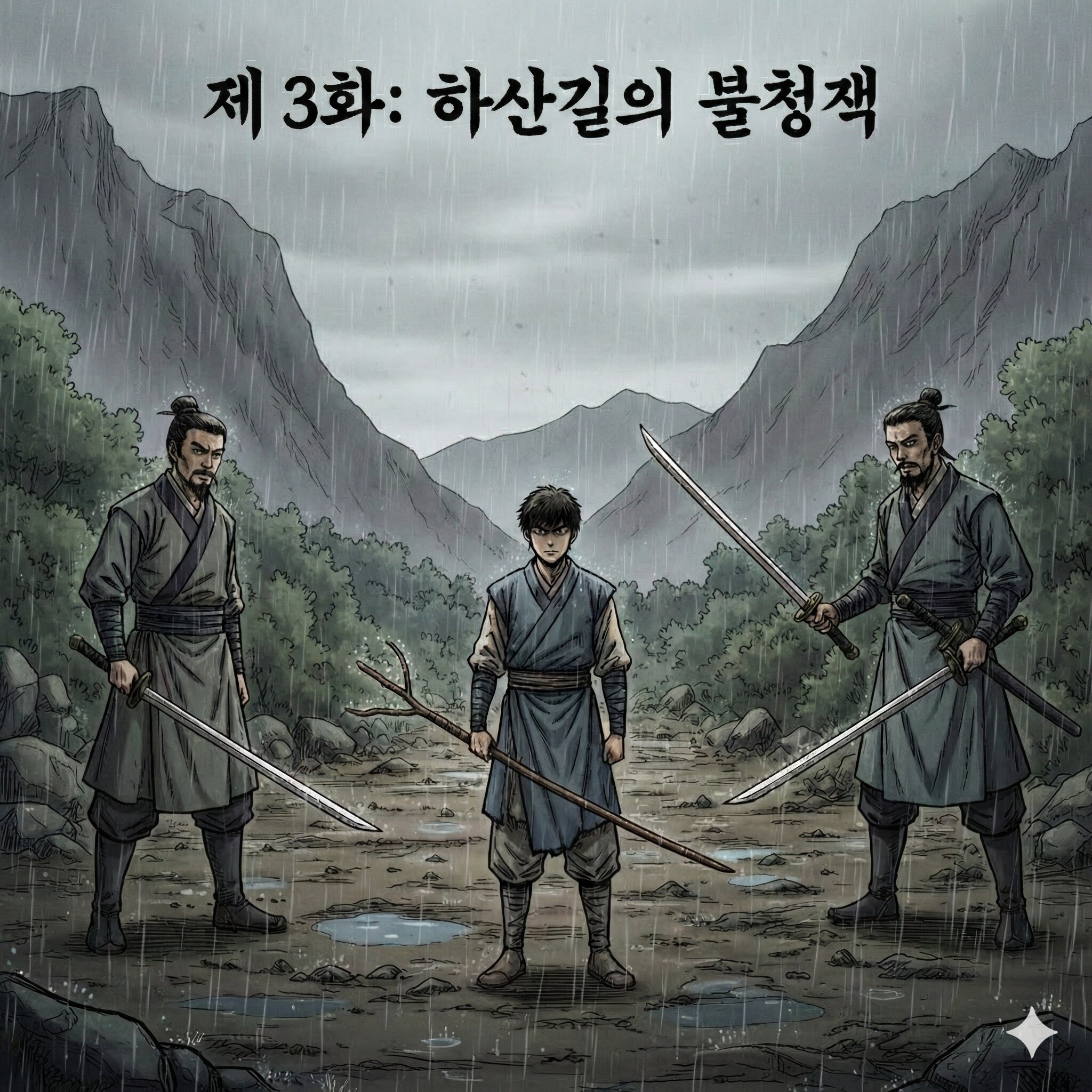 하산길의 불청객